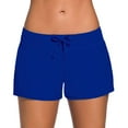 thumbnail image 2 of ameIAEA Women's Swim Shorts Elastic Waisted Drawstring Board Beach Shorts Swimwear Bottom, 2 of 4