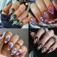 thumbnail image 6 of 5pcs Nail Stamping Plates Gothic Styles Nails Stencils Moon Star Manicure Art Templates Butterfly Flower Print Nail Stencils, 6 of 7