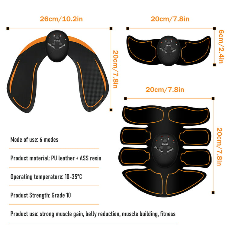 EMS Muscle Stimulation Abdominal Toning Belt Abs Stimulator Muscle Toner  Body Slimming Home Gym Fitness Equiment Dropshipping