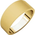 thumbnail image 7 of 8mm Flat Tapered Band in 10k Yellow Gold - Size 6, 7 of 7