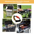 thumbnail image 5 of Cepillo de limpieza para parrilla, cepillo de limpieza para barbacoa, cepillo multifuncional para parrilla al aire libre con estropajo de cerdas de latón y raspador, 5 of 5