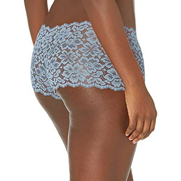 Women's Maidenform DMCLBS Sexy Must Haves Lace Cheeky Boyshort Panty (Blue  Flight 5) 