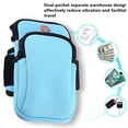 thumbnail image 3 of Phone Holder Running Armband for ,Key Pocket,Adjustable Arm Strap Fitness Sports Cell Phone Bag, 3 of 5