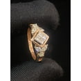 thumbnail image 5 of Stunning 0.86 Cts Princess Marquise Pear Diamonds Anniversary Ring In Hallmark 14K Rose Gold, 5 of 13
