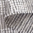 thumbnail image 5 of SAFAVIEH Montauk Taryn Checkered Cotton Area Rug, Black/Ivory, 5' x 8', 5 of 10