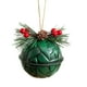 thumbnail image 4 of Adorno navideño de campana, colgante con dije, decoración navideña creativa Verde, 4 of 9