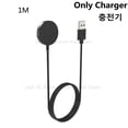thumbnail image 1 of Cable cargador de 1M para Samsung Galaxy Watch 5 Pro 5 4 3 Active 3 2, soporte de carga Universal para reloj inteligente, Base antideslizante, 1 of 4