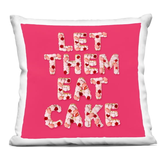 Stupell Industries Let Them Eat Cake Decorative Printed Throw Pillow, design by LISH Creative