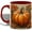 D, variant on Uuiauoio Rustic Pumpkin Autumn Leaves Coffee Mug 11oz Ceramic Farmhouse Style Fall Harvest Thanksgiving Halloween Ghost Bat Witch Design for Party Gift Everyday Drinkware Hot Cold Beverage Cup
