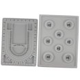 thumbnail image 4 of OUNONA 2Pcs Bead Board Tray Grey Plastic for Jewelry Design Necklace Bracelet, 4 of 8