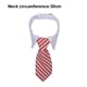 thumbnail image 2 of Corbata ajustable para perros y gatos, ropa para mascotas, cuello blanco, 2 of 5