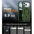 thumbnail image 2 of Funda Delgada Mate con Soporte Oculto para iPhone 17 Pro Max 6.9", Negro, 2 of 7