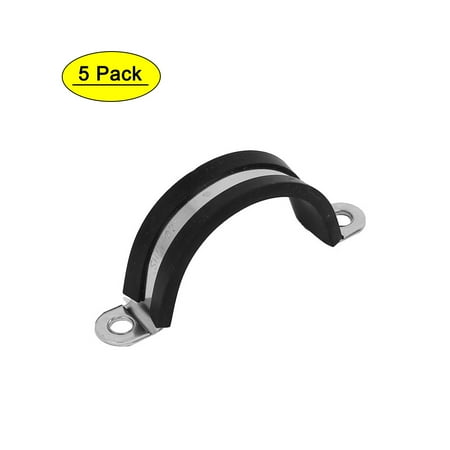 

Unique Bargains 38mm U Clips EPDM Rubber Lined Mounting Brackets 5pcs for Pipe Tube Cable