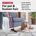 thumbnail image 4 of Tyroler | 100% Natural Rubber Broom & Squeegee 33cm | 140cm Anti-Rust Handle , For Pet & Human Hair. Indoor, Outdoor, Carpets, Floor, Deck. Water Resistant & Washable, 4 of 7
