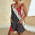 thumbnail image 3 of Trajes de Mujer Casual, Verano Impreso Cremallera Correa de Camisola Traje Corto Hecho de 90% Poliéster 10% Spandex, Trajes Cortos para Mujeres, 3 of 5