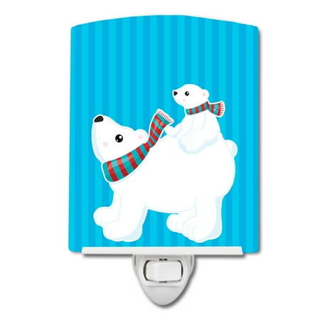 - Polar Bears #6 Ceramic Night Light