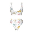 thumbnail image 6 of Rocae Little Elephant for Bikini Set for Women Two Piece Sexy High Swimsuits Split Crossover Bikini XX-Large, 6 of 9