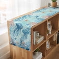 thumbnail image 6 of Table Runners 72 Inches Long Dress Scarves, Coastal Jellyfish Blue Farmhouse Kitchen/Dining Table Runner, Coffee Tablerunners, Summer Beach Nautical Coral Starfish 14x72 Inch, 6 of 9