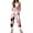 Z22-Pink, variant on Halloween Overalls for Women, Sleeveless Spaghetti Strap Jumpsuit with Pockets, Ghost Pumpkin Print Wide Leg Baggy Romper, Adjustable Straps Fall Holiday Party Outfit 2026
