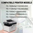 thumbnail image 3 of TK132 TK-132 1T02HS0US0 Toner Cartridge (Black,1 Pack) Replacement for Kyocera FS-1028mfp(1102H92US0) FS-1128mfp(1102JN2US0) FS-1300d(1102HS2US0) Toner Kit Printer, 3 of 6