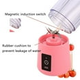thumbnail image 4 of Portable Blender for Shakes and SmoothiesSize Single Serve Travel Fruit Juicer Mixer Cup with Rechargeable 2000mAh USB Rechargeable BatterySmall Electric IndividualBlender for Juice Mi, 4 of 7