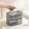 thumbnail image 5 of Fnochy Back to School Makeup-Bag, Large Leather Makeup-Organizer for Travel-Accessories Clear-Cosmetic-Bag, Portable Travel Essentials Bag Makeup Case, Make Up Bag Toiletry Bag for Women, 5 of 6