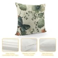 thumbnail image 4 of YINGXI  Eucalyptus Leaves Throw Pillow Covers,Seasonal Spring Summer Motto Green Cushion Case for Sofa Couch 12x12in, 4 of 5
