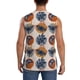 thumbnail image 4 of Fotbe Vintage Botanical Butterfly Art Men's Camiseta sin Mangas Estampada para Hombres, Playera Casual para Gimnasio, Entrenamiento, Playa-XX-Large, 4 of 7