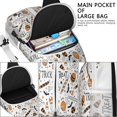 thumbnail image 4 of Sling Backpack,Trick or Treat Halloween Pattern Crossbody Bag with Water Bottle Holder,Waterproof Sling Bag for Men/Women with Chest Phone Holder for Hiking,Travel, 4 of 6