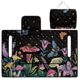 thumbnail image 3 of SEANATIVE Golf Cart Seat Covers, Portable Foldable Golf Cart Seat Towel Blanket, Soft Comfortable Universal Club Car Accessories Fit for EZGO Yamaha, Mushroom Flower Butterfly, 3 of 7