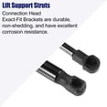 thumbnail image 3 of Unique Bargains 4pcs Front Hood & Rear Liftgate Lift Support Gas Struts Gas Spring Shock for BMW E85 Z4 2003-2008, Black, 3 of 7