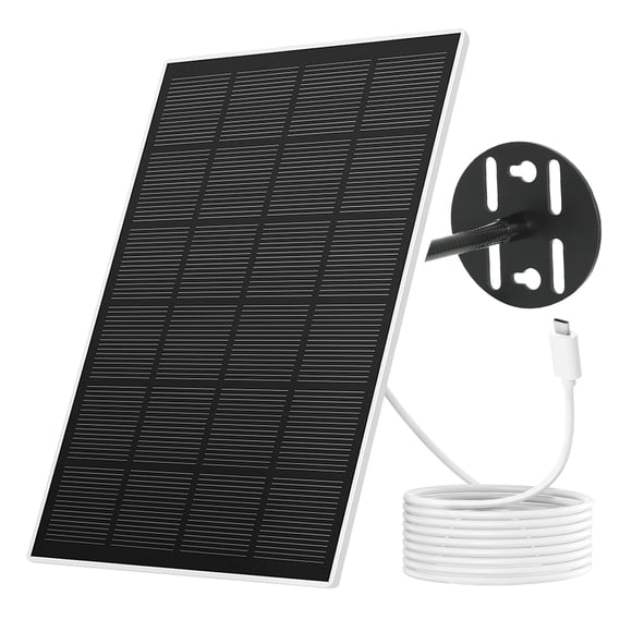Cargador de panel solar NETVUE tipo C de 3 W IP65 a prueba de agua