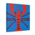 thumbnail image 5 of "Lobster Abstraction Minimalism" - Canvas, 5 of 25
