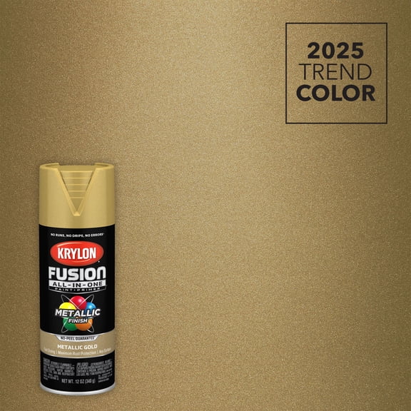 Metallics, Krylon Fusion All-In-One Spray Paint, 12 oz.