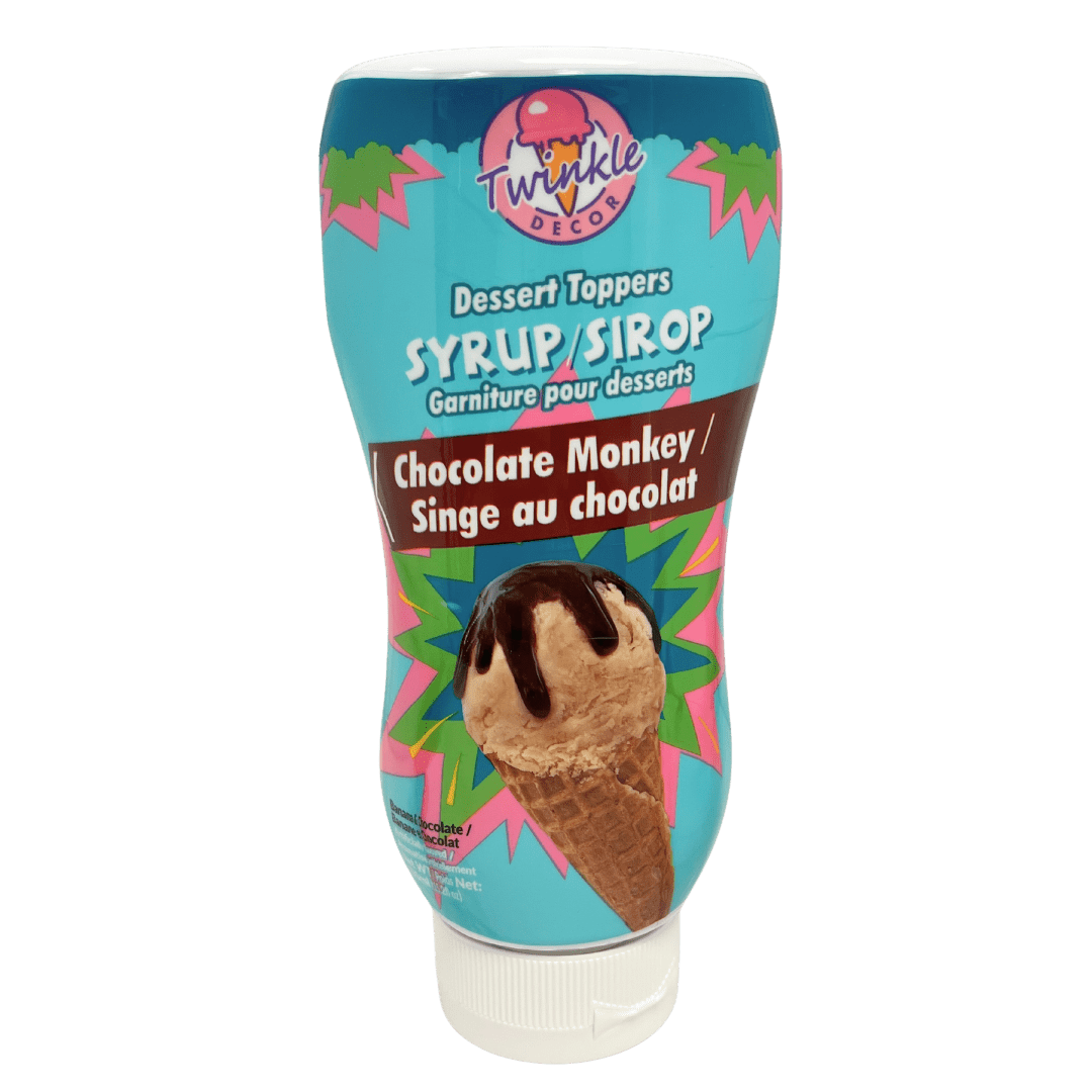 Twinkle Dessert Toppers Chocolate Monkey Syrup, Twinkle Dessert Toppers- Chocolate Monkey Syrup 450ml