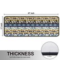 thumbnail image 5 of Kitchen Rugs Sets Of 2,Blue Pioneer Flower Striped Pattern Anti Fatigue Kitchen Mat Rugs Non Slip Washable,Decorative Kitchen Floor Mats for Kitchen,Sink,Laundry,17"x47"+17"x47", 5 of 5