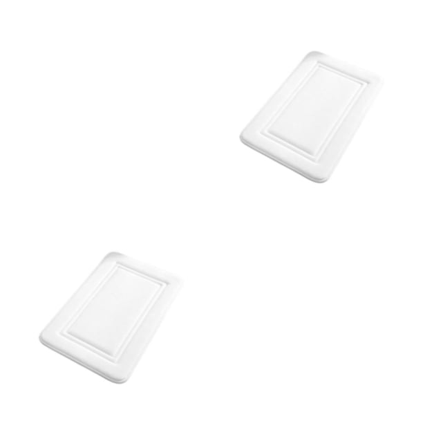 Naiovety Tapete para el hogar, oficina, Hotel, sala de estar, baño, cocina, felpudos absorbentes de agua, decoración blanca, tipo 50x80cm Blanco 50x80cm, Tipo 2 2piezas