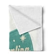 thumbnail image 2 of Bowling Soft Flannel Fleece Throw Blanket, Vintage Design in Traditional American Style Hobby Fun Sports Theme, Cozy Plush for Indoor and Outdoor Use, 50" x 70", Seafoam Cream and Rust, by Ambesonne, 2 of 5
