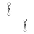 thumbnail image 4 of Eigraketly Paquete de 100 conectores giratorios de acero al carbono para pesca, agua salada Flexible, anillo de 12-27mm, accesorios para anzuelos, Blanco Talla 12 2piezas, 4 of 6