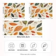 thumbnail image 2 of Yayeee Pillowcase Standard Size Set of 2 Satin Wrinkle Resistant Pillow Case, Coloful Leaves, 2 of 7