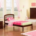 thumbnail image 1 of Richmond Twin XL Solid Wood Platform Bed in Walnut, 1 of 10