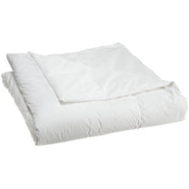 National Allergy Premium 100% Cotton Duvet Comforter Protector - Full/Queen Size - 86" x 86" - White - Breathable 300 Thread Count Hypoallergenic Cover - Zippered Encasement - Bedding Linen