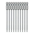 thumbnail image 3 of Amdohai Ensemble de 10 Pcs de Bit Torx de Sécurité, Disque de 1/4 Po, Anti-Trafage, Ensemble de Bit Torx de 3,93 Po de Long P2, 3 of 8