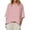 #07 Pink 【Mix, Match & Stock Up on Your Favorite Palette.】, variant on Women's Casual Long Sleeve Crewneck T-Shirt Top Blouse Solid Color Loose Fit Soft for Daily Wear Business Office Work Travel Fashion Essential Gift for Women | Sopatenor,Black XL