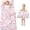 Pink Unicorn, variant on Toddler Nap Mat with Pillow and Blanket, Extra Large Rolled Napping Mats,Slumber Bags for Boys Girls,Kids Sleeping Bag for Daycare, Preschool Travel Camping