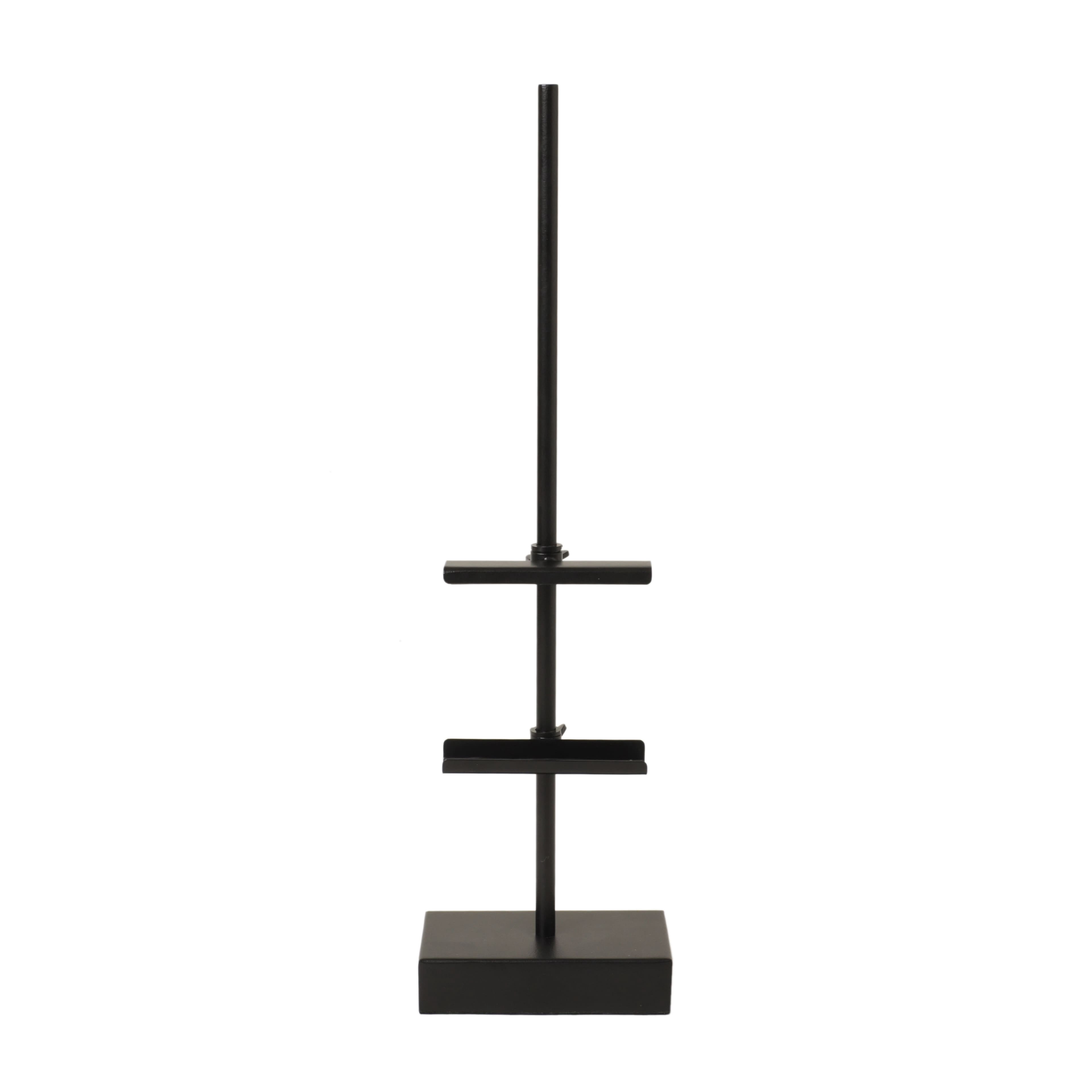 18" Black Steel Adjustable Tabletop Easel by Studio Decor - Decorative Stand for Pictures - Frames - Books - Cards - Plates - 1 Pack