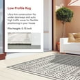 thumbnail image 4 of nuLOOM Outdoor Tribal Cora Area Rug, 2' 6" x 12', Runner, Cora Light Grey, 4 of 10