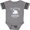 Football Heather and Smoke, variant on Inktastic The Lord is My Shepherd Psalm 23 Boys or Girls Baby Bodysuit