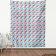 thumbnail image 4 of Ambesonne Roses Fabric by the Yard Upholstery, Pastel Colors Vintage Flowers, 2 Yards, Pale Azure Blue Pale Pink, 4 of 5