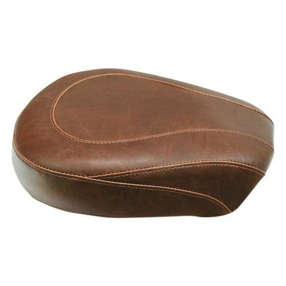 Mustang Wide Tripper Passenger Pillion Brown Motorcycle Seat (76721)
